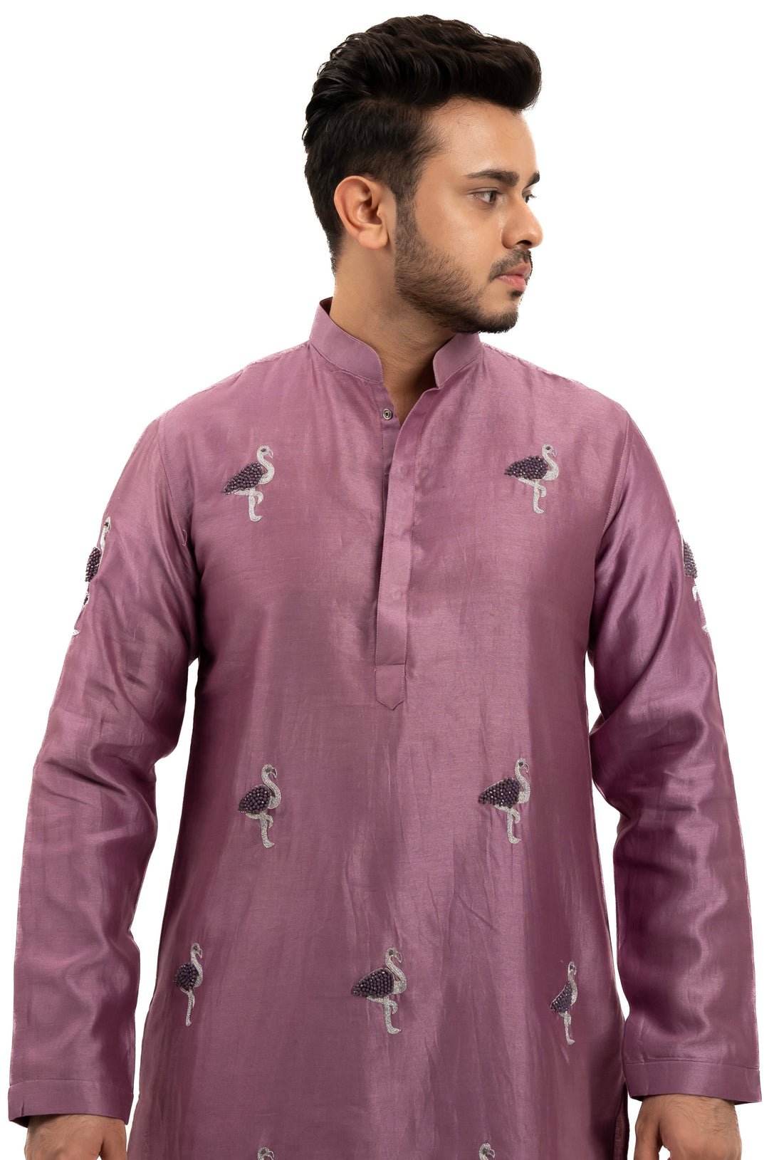 purple flamingo kurta