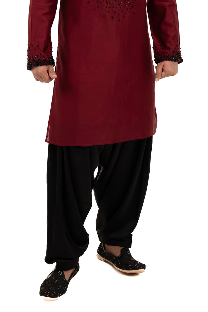 Black pathani salwar