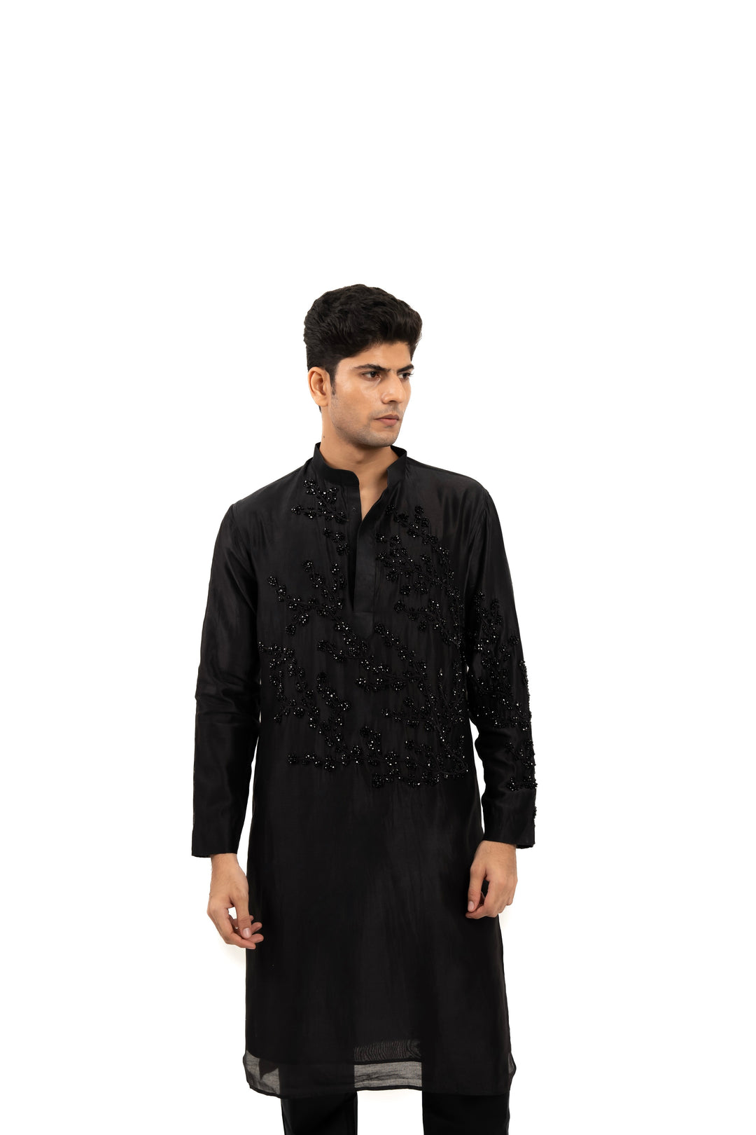 black crystal kurta